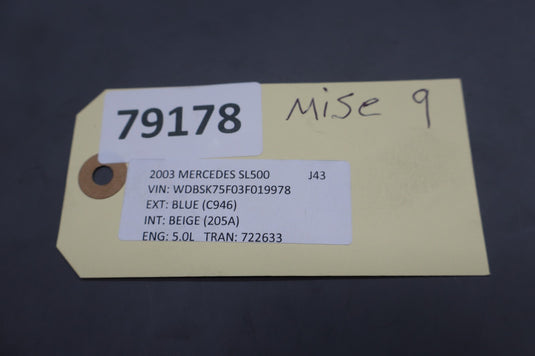00-06 Mercedes SL500 Pressure Relief Valve Tank ABC Hydraulic Suspension Oem