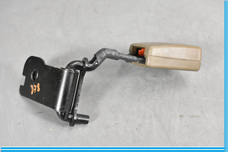 Load image into Gallery viewer, 04-09 Jaguar XJ8 XJR Rear Left Driver Side Seat Belt Buckle Tan Oem
