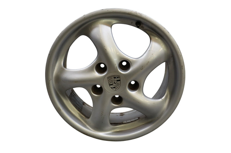 Load image into Gallery viewer, 97-05 Porsche Boxster 911 Front Alloy Wheel Rim Disc 17x7 17" R17 Silver Oem
