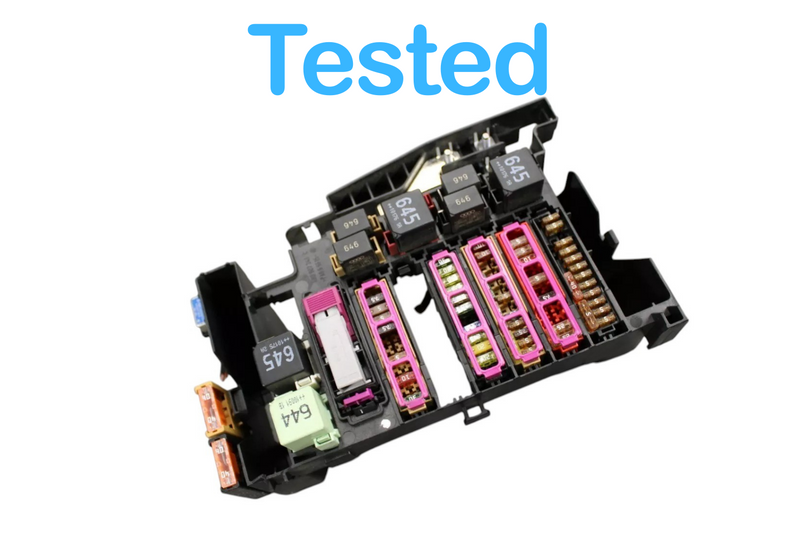 Load image into Gallery viewer, 11-18 Audi A8 Quattro S8 Fuse Relay Junction Box Black Holder 4H0907348C OEM
