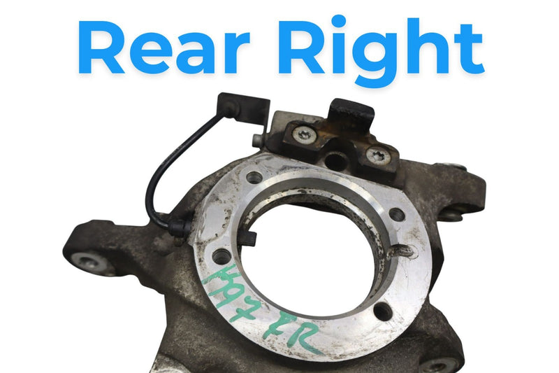Load image into Gallery viewer, 14-17 Maserati Ghibli Rear Right Passenger Spindle Knuckle Hub 670006805 Oem
