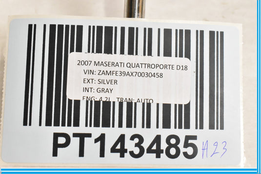 04-08 Maserati Quattroporte Front Left Driver Seat Headrest Head Rest Gray Oem