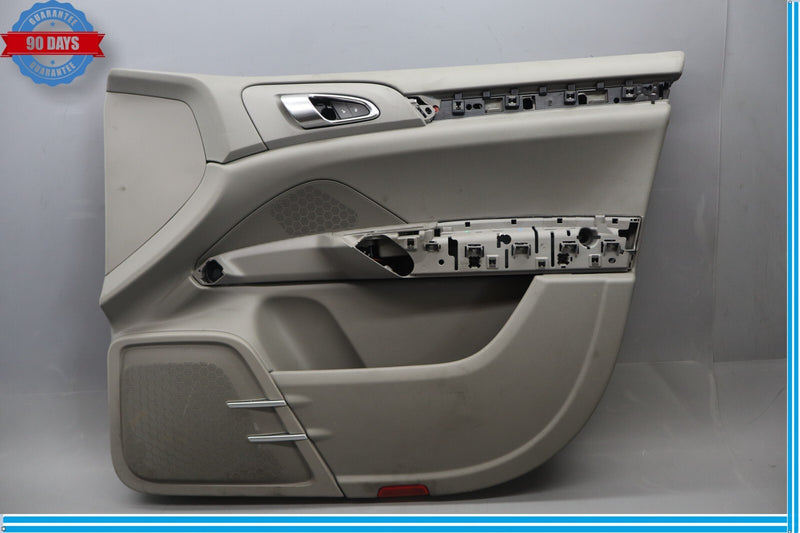 Load image into Gallery viewer, 11-18 Porsche Cayenne 958 Front Right Side Interior Door Trim Panel Gray Oem
