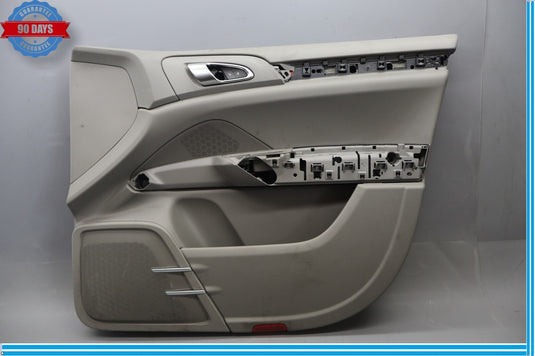 11-18 Porsche Cayenne 958 Front Right Side Interior Door Trim Panel Gray Oem
