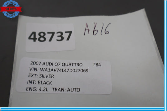 07-15 Audi Q7 4L Front Center Console Storage Compartment Tray 4L0864981B Oem