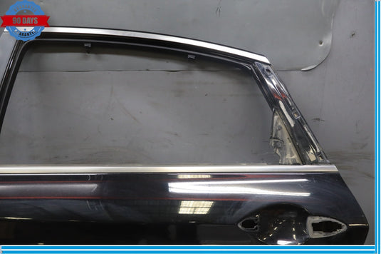 15-16 Hyundai Genesis Rear Left Driver Side Exterior Door Shell Panel Black Oem