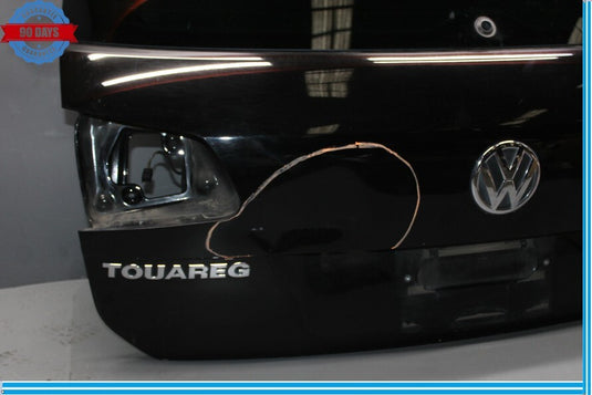 11-14 Volkswagen VW Touareg Tailgate Liftgate Shell Black 7P6827159B Oem