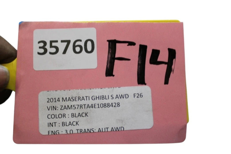 Load image into Gallery viewer, 14-17 Maserati Ghibli Rear Right Side Fender Liner Splash Shield Guard Cover Oem
