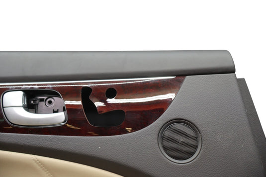 11-12 Hyundai Equus SIG Rear Left Driver Side Interior Door Trim Panel Oem