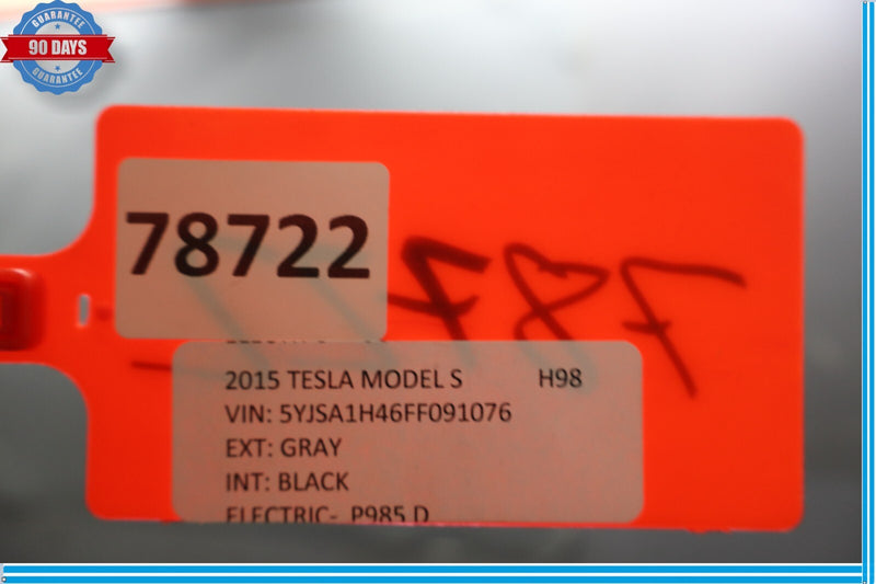Load image into Gallery viewer, 12-15 Tesla Model S Front Left Driver Side Exterior Door Shell Panel Black Oem
