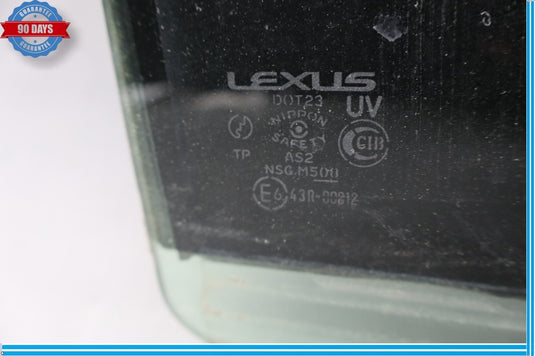 01-06 Lexus LS430 Rear Right Passenger Side Door WIndow Auto Glass Oem
