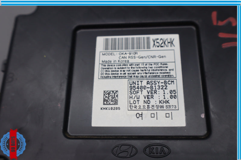Load image into Gallery viewer, 15-16 Hyundai Genesis BCM Body Control Module Unit 95400B1322 Oem
