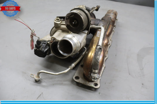 11-13 BMW F10 535i GT xDriver Turbo Turbocharger W/ Exhaust Manifold Oem