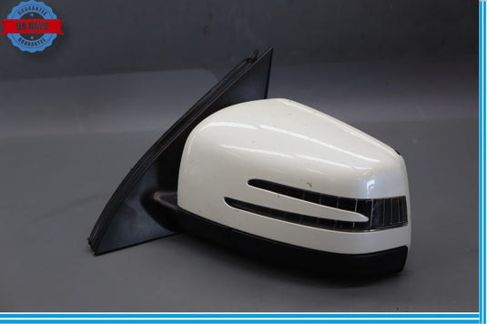 12-16 Mercedes X166 GL450 ML63 Left Side Rear View Door Mirror W/ Blind Spot Oem