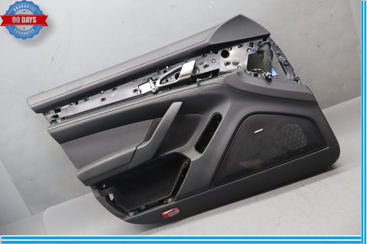 10-16 Porsche Panamera Front Left Side Interior Door Panel Cover Black Oem