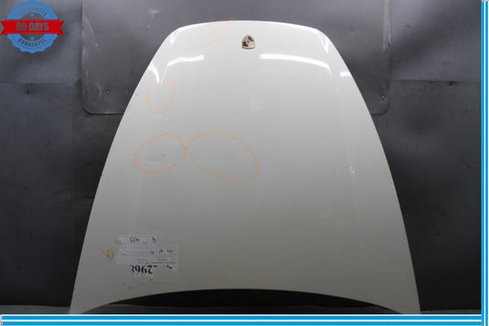 11-14 Porsche Cayenne 958 Hybrid S Hood Panel Assembly White Oem