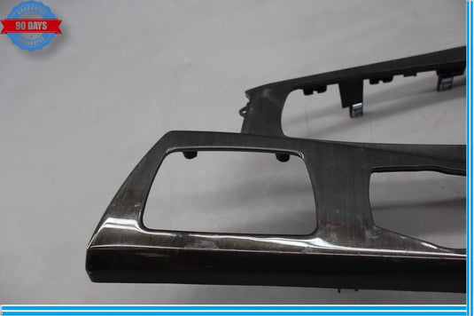 11-16 BMW 528i 535i F10 Center Console Shifter Wood Grain Trim Bezel Oem