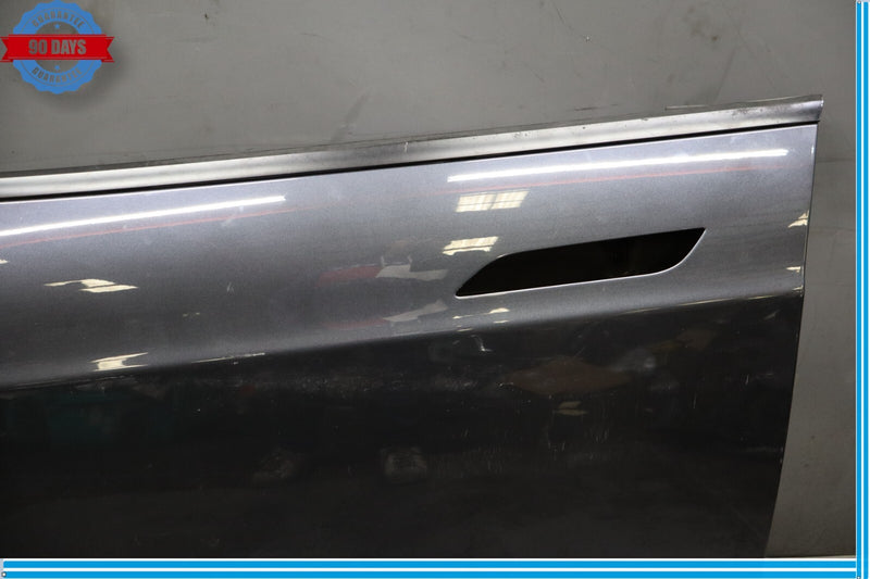 Load image into Gallery viewer, 12-15 Tesla Model S Front Left Driver Side Exterior Door Shell Panel Black Oem
