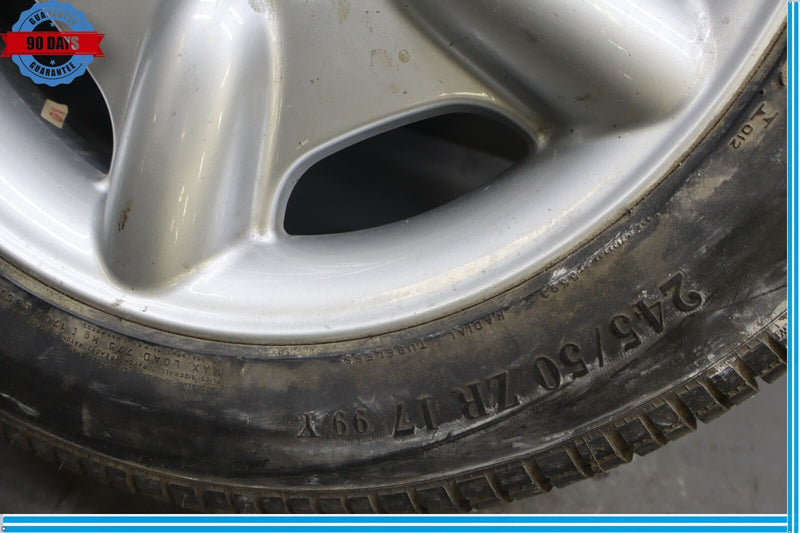 Load image into Gallery viewer, 97-06 Jaguar X100 XK8 XKR 8 x R17 17" Wheel Tire Rim Silver MJA6116AB Oem
