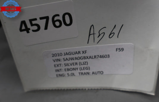 10-15 Jaguar XF XFR X250 Engine Motor Throttle Body 8W939F991CA OEM
