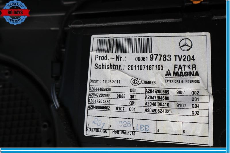 Load image into Gallery viewer, 08-14 Mercedes W204 C350 C250 Front Right Side Interior Door Panel Oem
