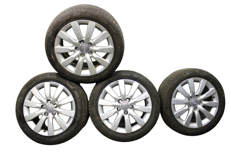 Load image into Gallery viewer, 09-17 Audi A4 17 Inch 17x8" Alloy Wheel Rim Tire Set Of 4 8K0601025C Oem
