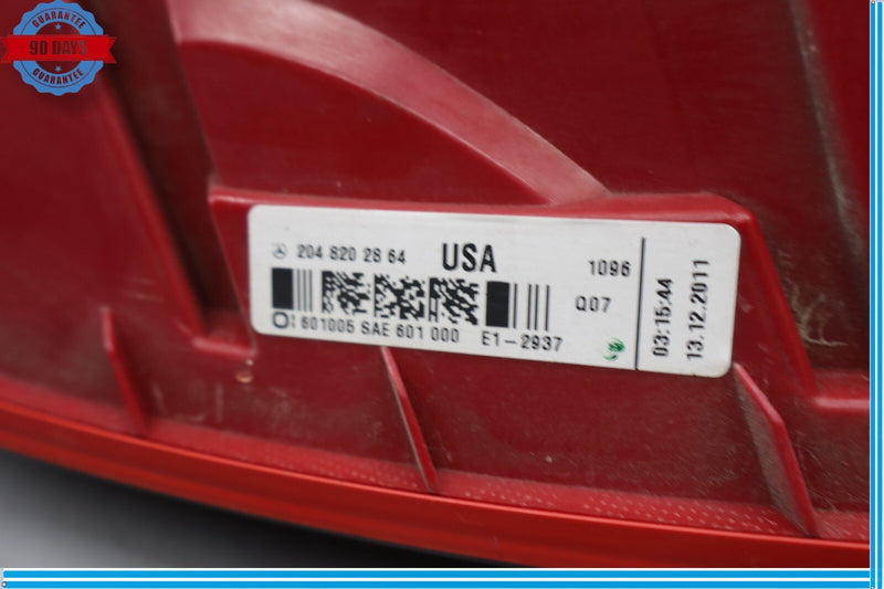 Load image into Gallery viewer, 12-14 Mercedes W204 C250 C300 Rear Left Side Taillight Tail Light Lamp Oem

