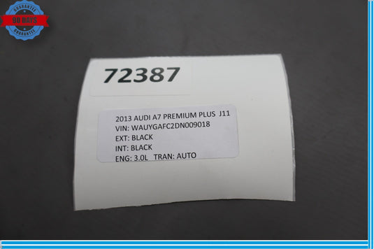 12-18 Audi A7 Quattro S7 Sun Roof Sunroof Moonroof Window Glass Panel Oem