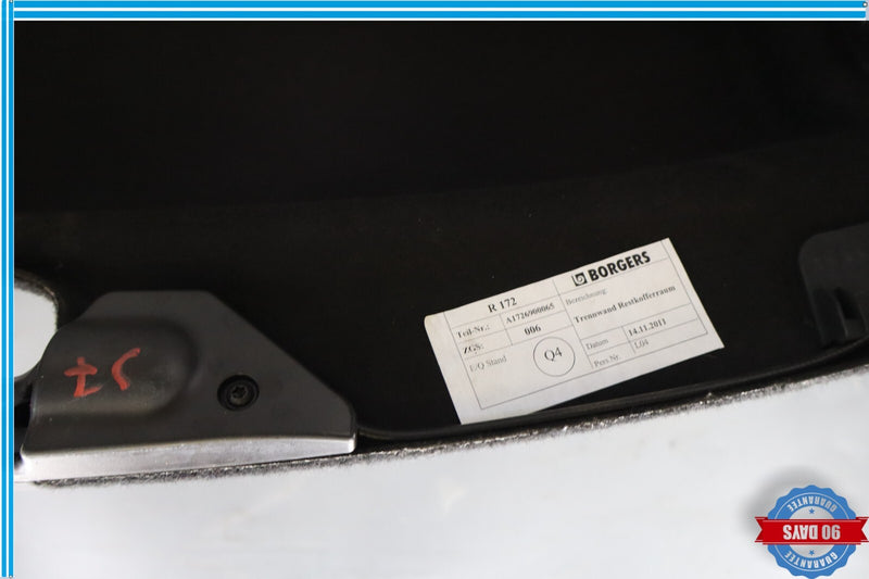 Load image into Gallery viewer, 12-20 Mercedes R172 SLK250 SLK350 Trunk Interior Rear Cargo Luggage Cover Oem
