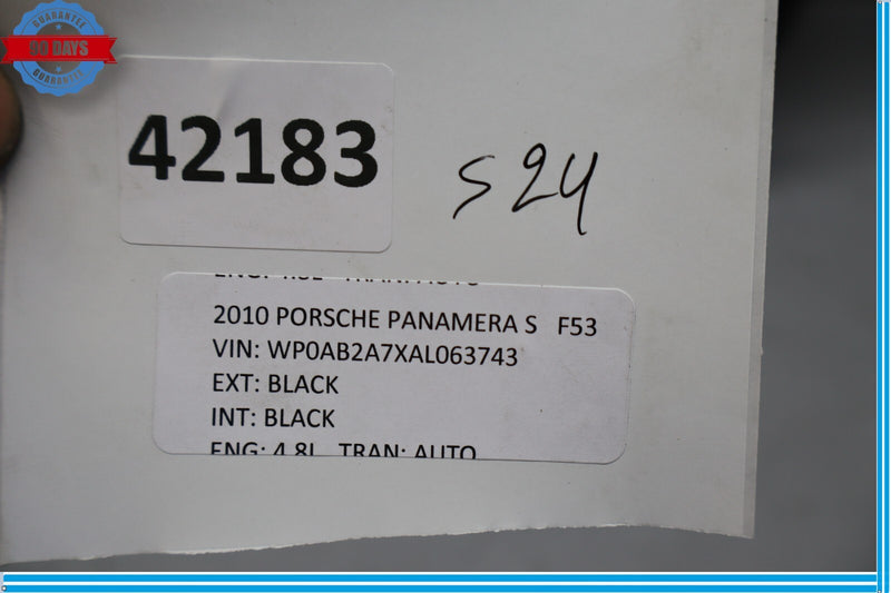 Load image into Gallery viewer, 10-16 Porsche Panamera Front Left Side Interior Door Panel Cover Black Oem

