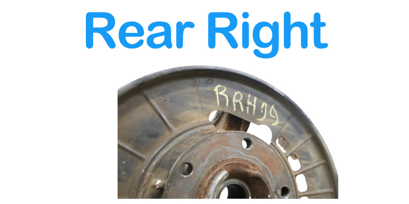 Load image into Gallery viewer, 11-18 Volkswagen Touareg Rear Right Side Knuckle Spindle Hub 7P0498287 Oem
