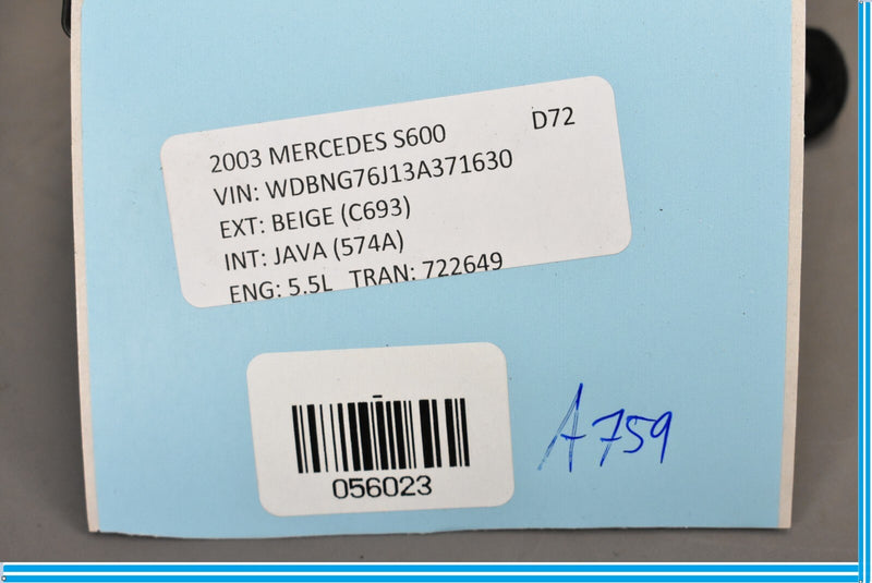 Load image into Gallery viewer, 00-06 Mercedes S500 S600 W220 Left High &amp; Low Tone Horn Signal Oem
