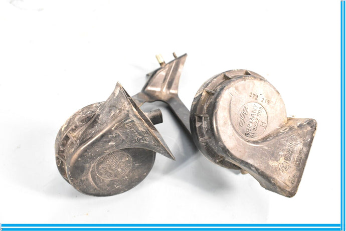 97-04 Porsche Boxster Front Left & Right High & Low Tone Horn Alarm Set Oem