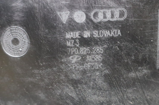 11-18 Porsche Cayenne Front Engine Under Splash Guard Skid Plate Trim Cover Oem