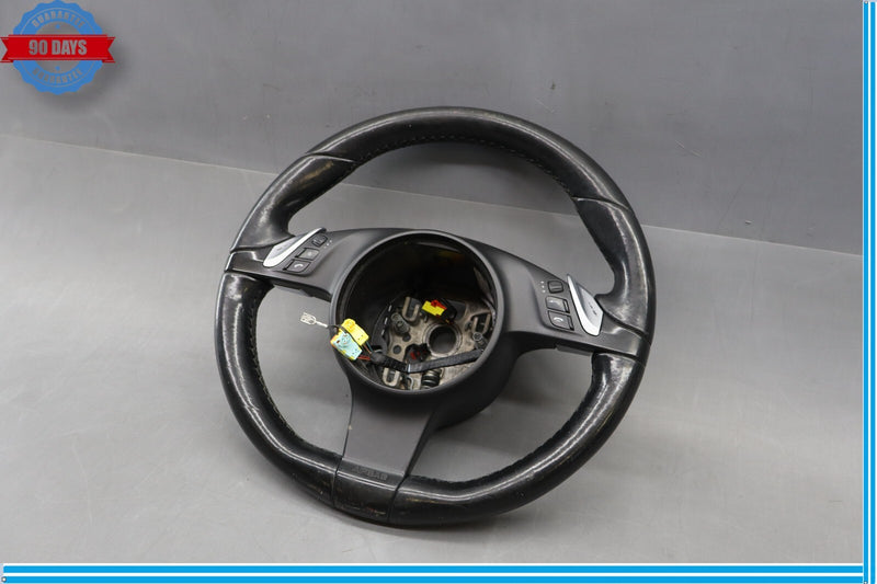 Load image into Gallery viewer, 11-14 Porsche Cayenne 958 Steering Wheel Black Leather 7PP419091 Oem
