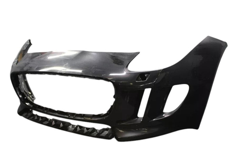Load image into Gallery viewer, 14-17 Jaguar X152 F-Type Front Lower Bumper Exterior Cover Panel Black OEM
