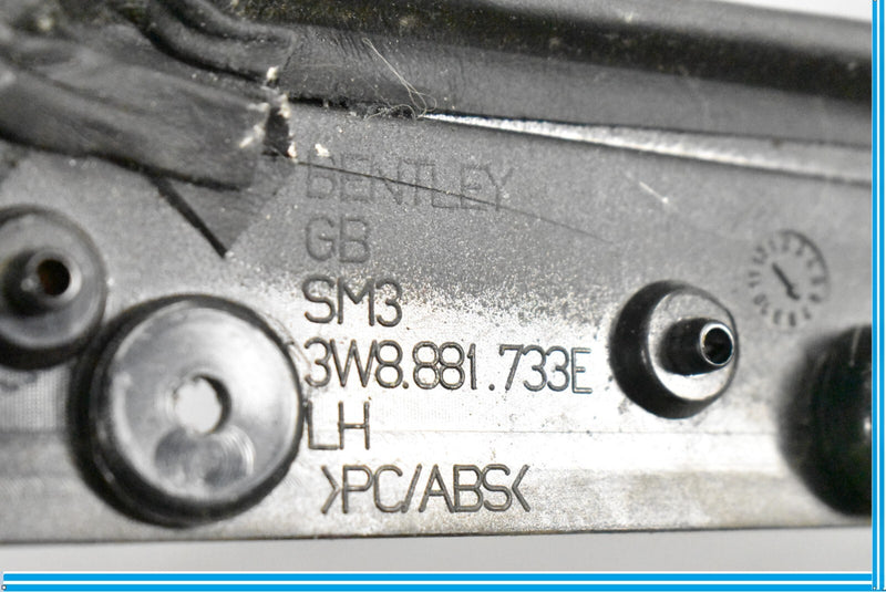 Load image into Gallery viewer, 2008 Bentley Continental GT MK1 Left Side Seat Leather Trim Black 3W8881734 Oem
