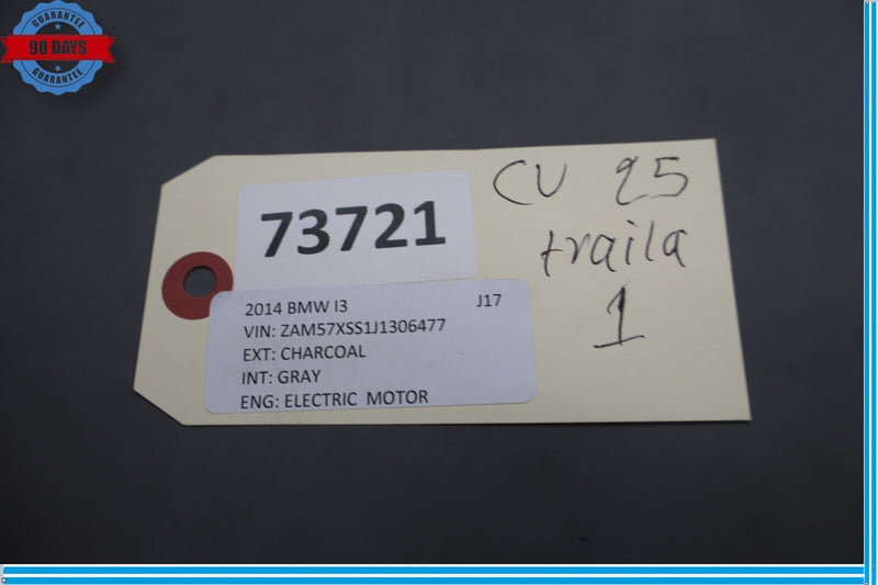 Load image into Gallery viewer, 14-21 BMW i3 i3s I01 Rear Right Passenger Side Upper Seat Cushion Oem

