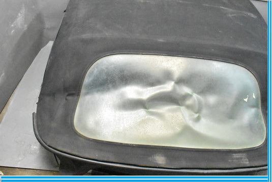 05-12 Porsche Boxster Soft Top Roof W/ Frame & Back Glass Black Oem