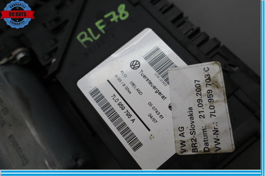 03-10 Porsche Cayenne Rear Left Driver Side Door Window Regulator Motor Oem