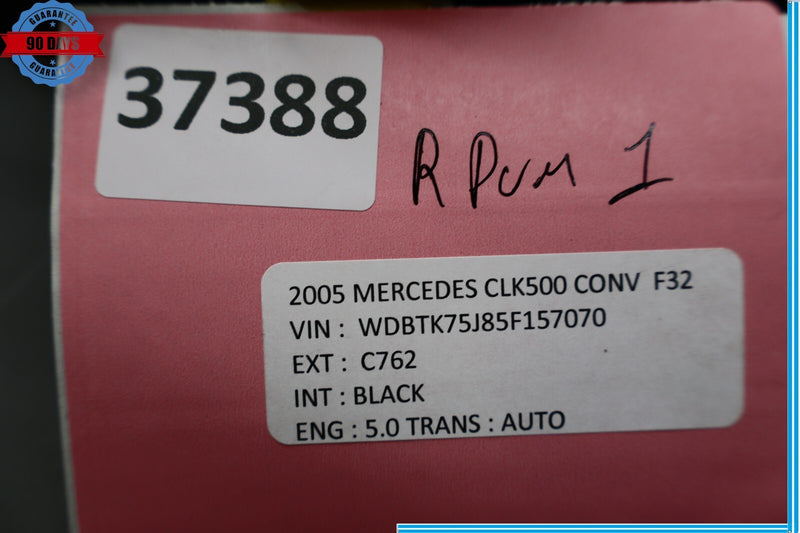 Load image into Gallery viewer, 03-09 Mercedes CLK320 CLK500 W209 Convertible Roof Top Pump Motor Oem
