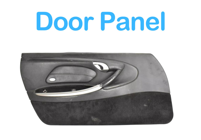 Load image into Gallery viewer, 97-04 Porsche Boxster 986 Front Left Driver Side Door Panel Cover Black OEM
