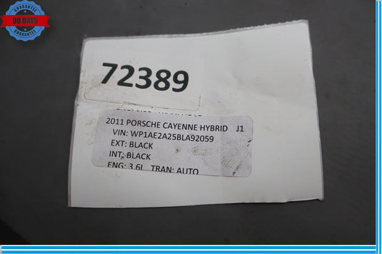 11-18 Porsche Cayenne 958 Panoramic Rear Sunroof Sun Roof Glass Oem