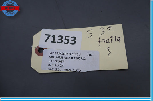 14-22 Maserati Ghibli M157 Front Left Driver Side Interior Door Panel Trim Oem
