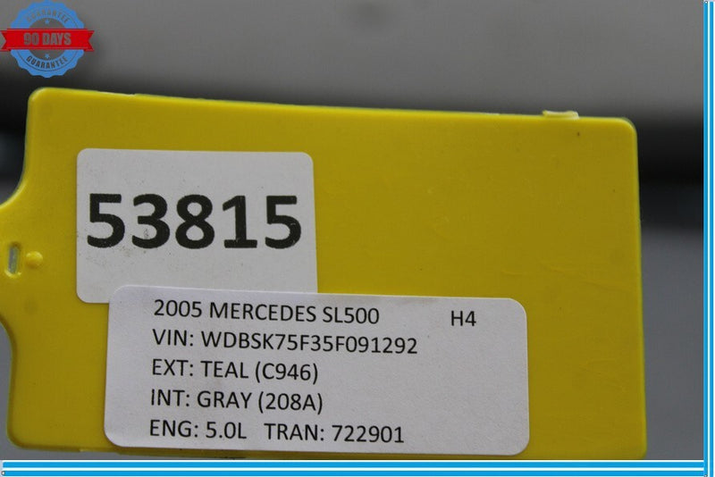 Load image into Gallery viewer, 03-12 Mercedes R230 SL500 SL550 Pano Panoramic Roof Top Glass w/ Sun Shade Oem
