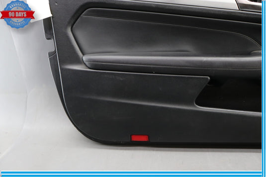 12-14 Mercedes C250 Front Left Driver Side Interior Door Panel Black Oem