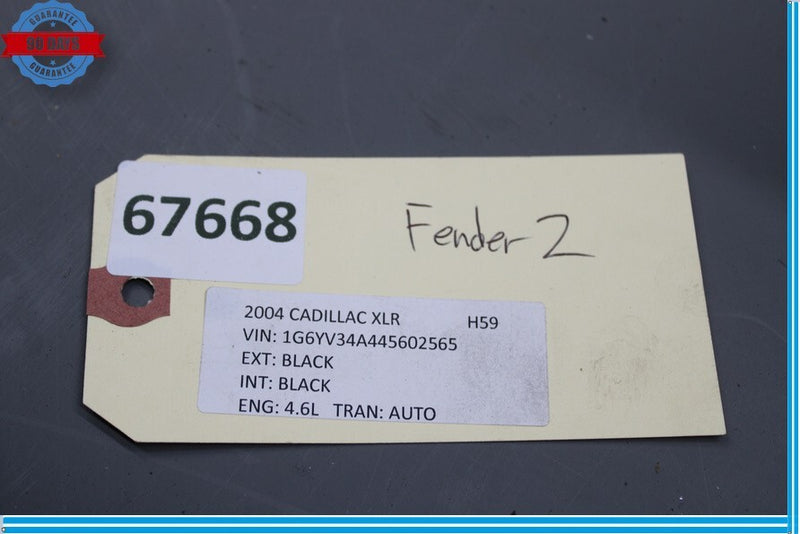 Load image into Gallery viewer, 04-09 Cadillac XLR Front Right Passenger Side Fender Cover Panel 15209290 Oem
