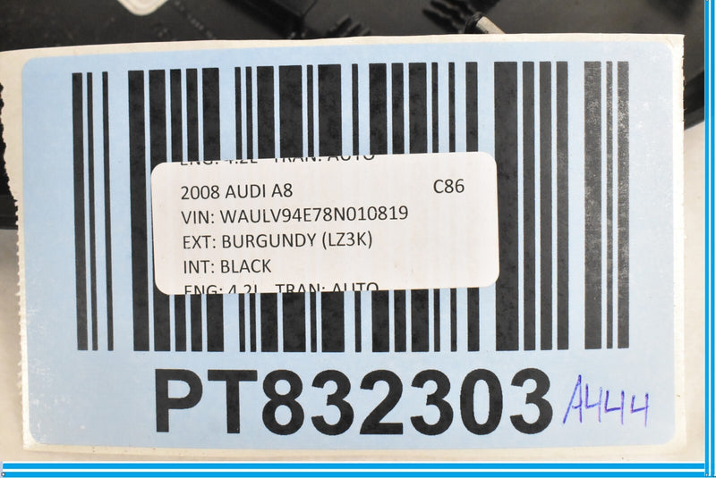 Load image into Gallery viewer, 04 05 06 07 08 09 10 Audi A8 S8 Fuse Box Cover Left Side Dash 4E0857086B OEM
