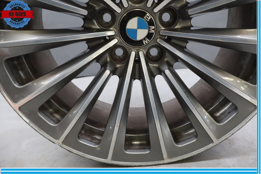 09-16 BMW 535i 740i 750i 8.5x19 19" Wheel Rim Silver R19 6775392 Oem