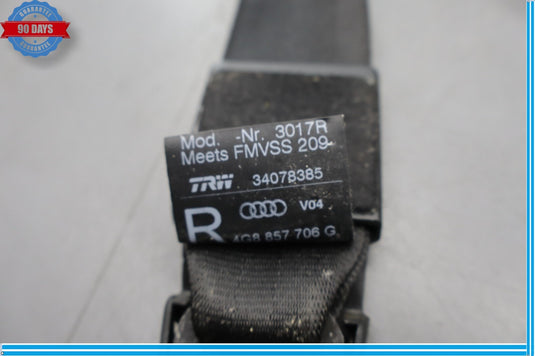 12-18 Audi A6 Front Right Passenger Seat Belt Seatbelt Retractor 4G8857706G Oem